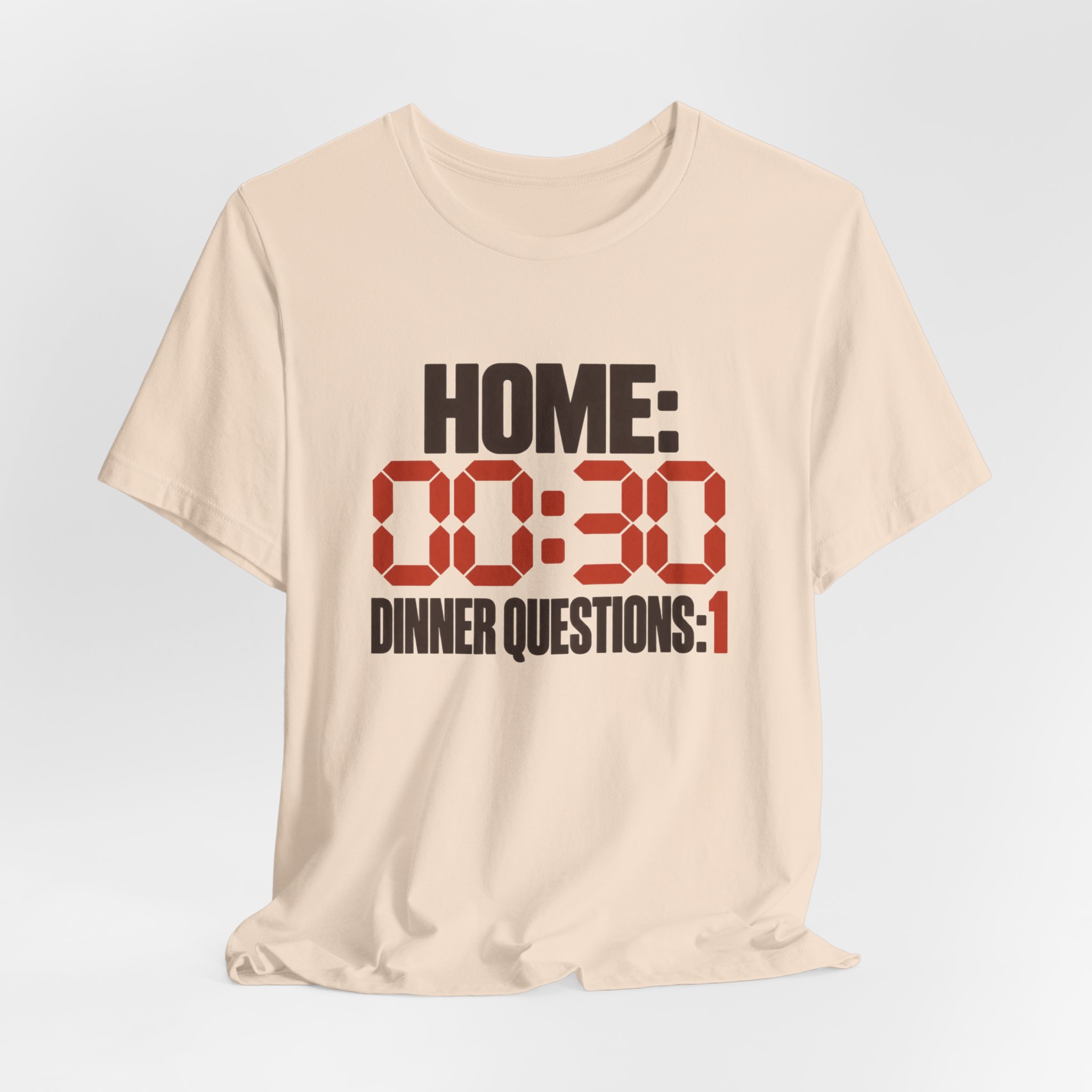 Home. Dinner Question. T-Shirt - Image 3