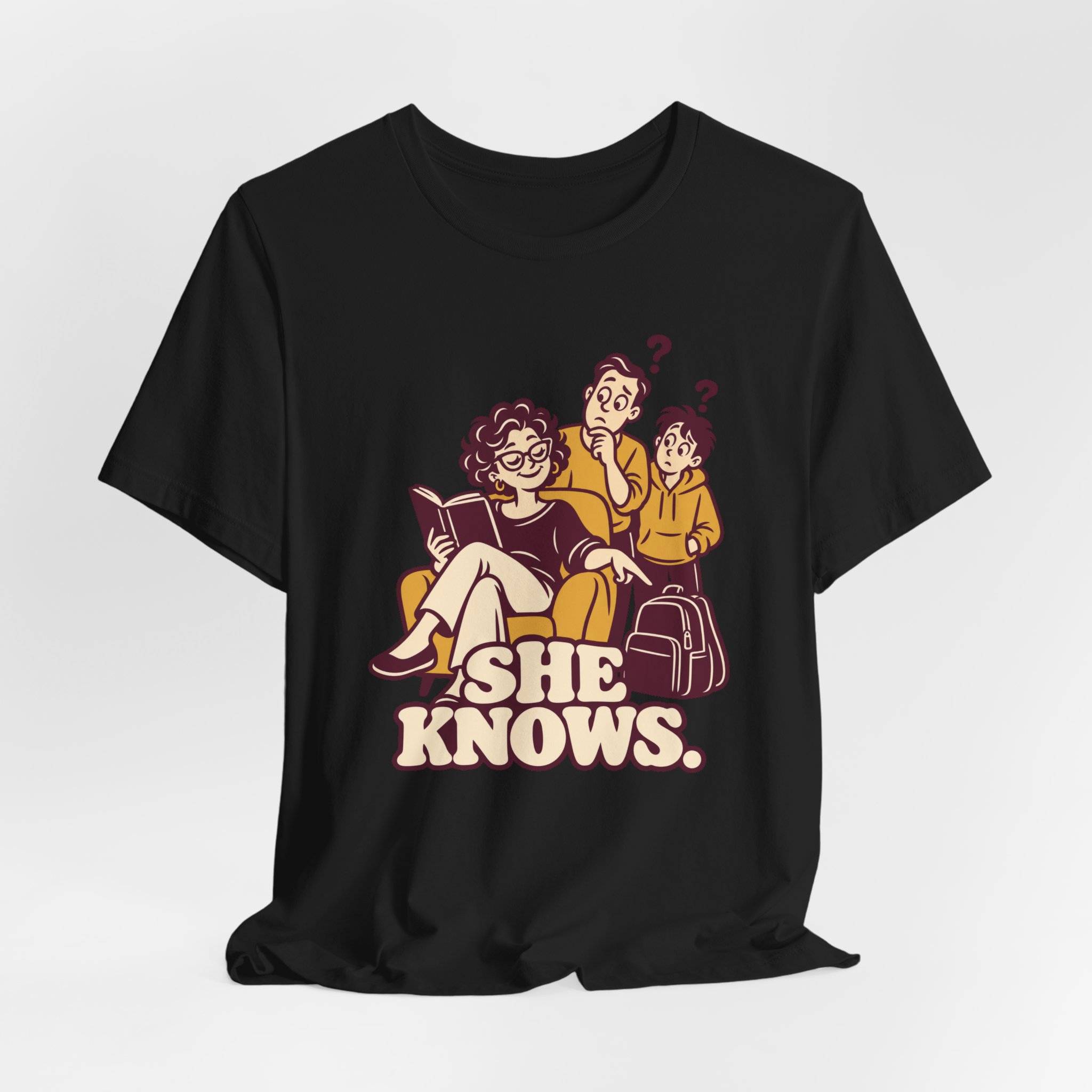 She Knows. T-Shirt - Image 2