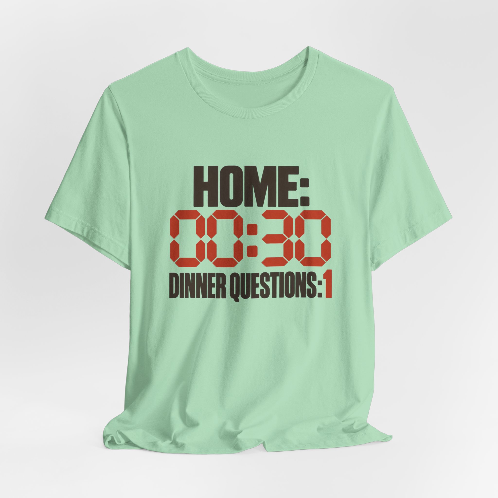 Home. Dinner Question. T-Shirt - Image 4